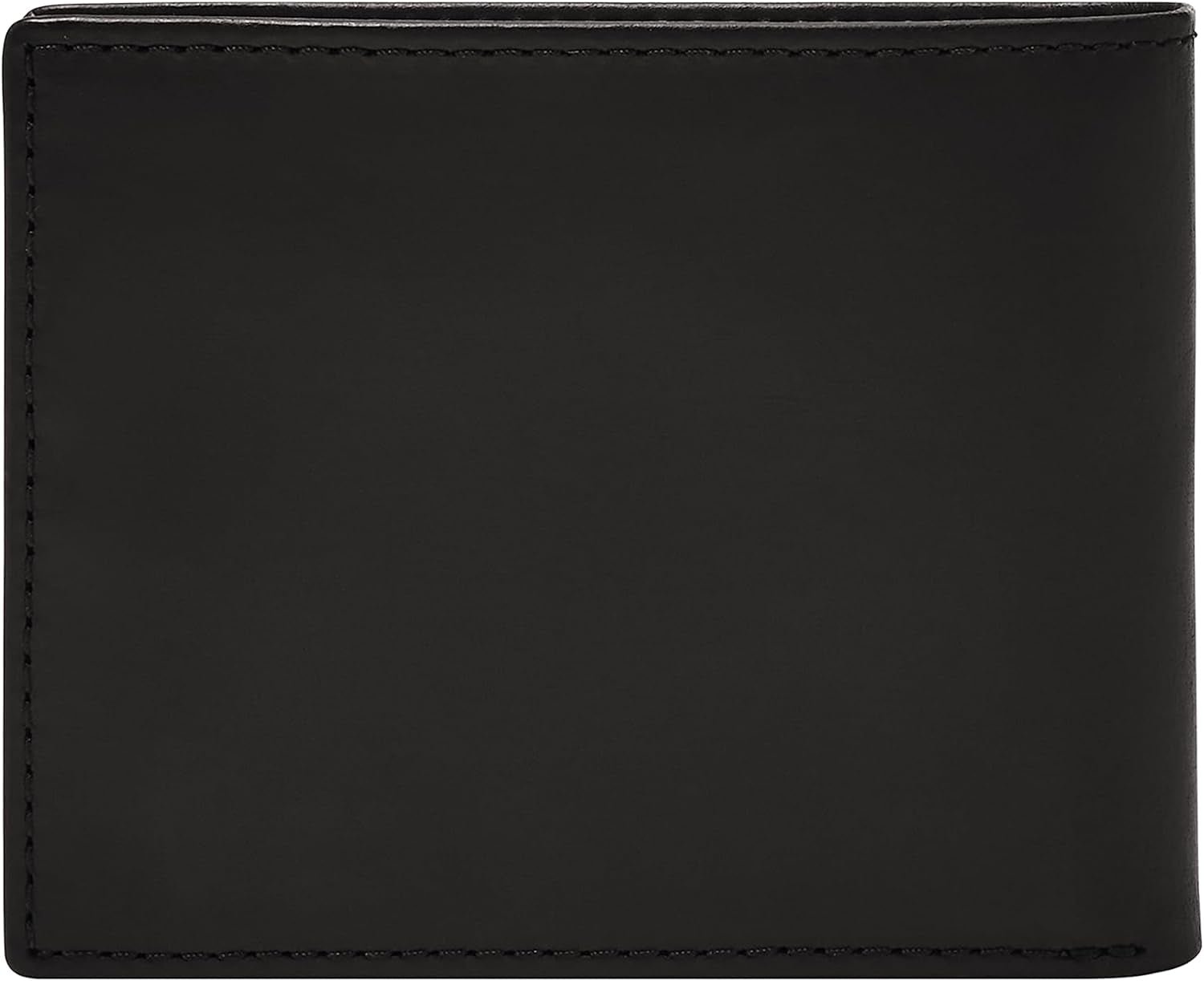 Fossil Derrick Bifold in pelle RFID Blocking Flip ID Portafoglio con finestra da uomo Naty Shop