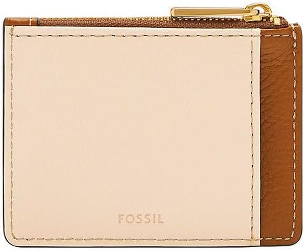 Porta carte da donna Fossil Vada Zipper LiteHide Pelle, Portafoglio da donna SL10055103 Naty Shop
