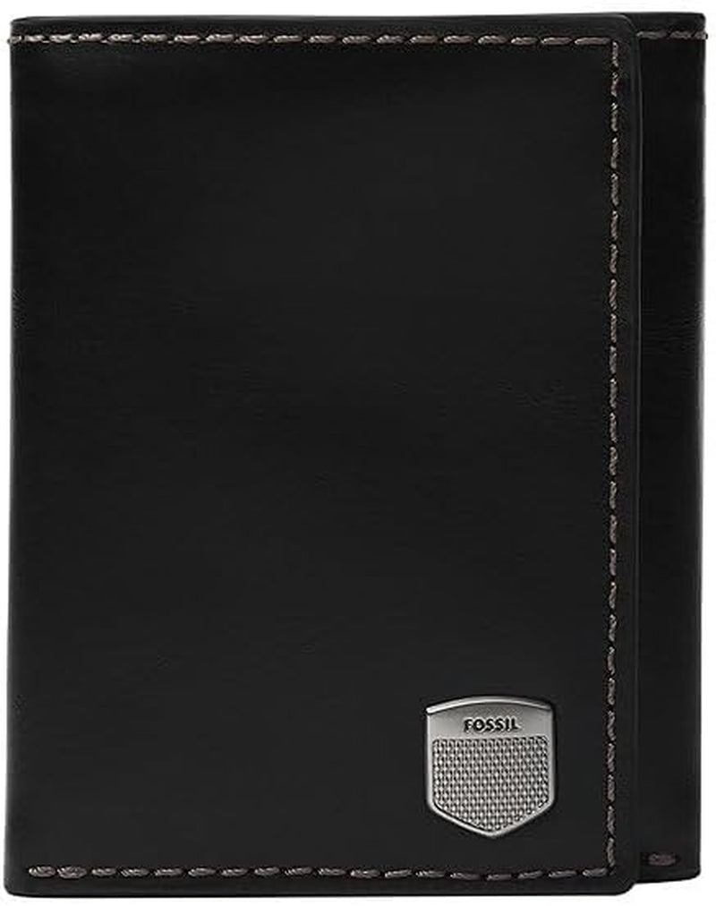 Fossil Porta carte di credito Hayes Bifold Portafoglio da uomo Naty Shop Nero
