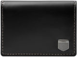 Fossil Porta carte di credito Hayes da uomo Bifold Portafoglio da uomo Naty Shop Nero opaco
