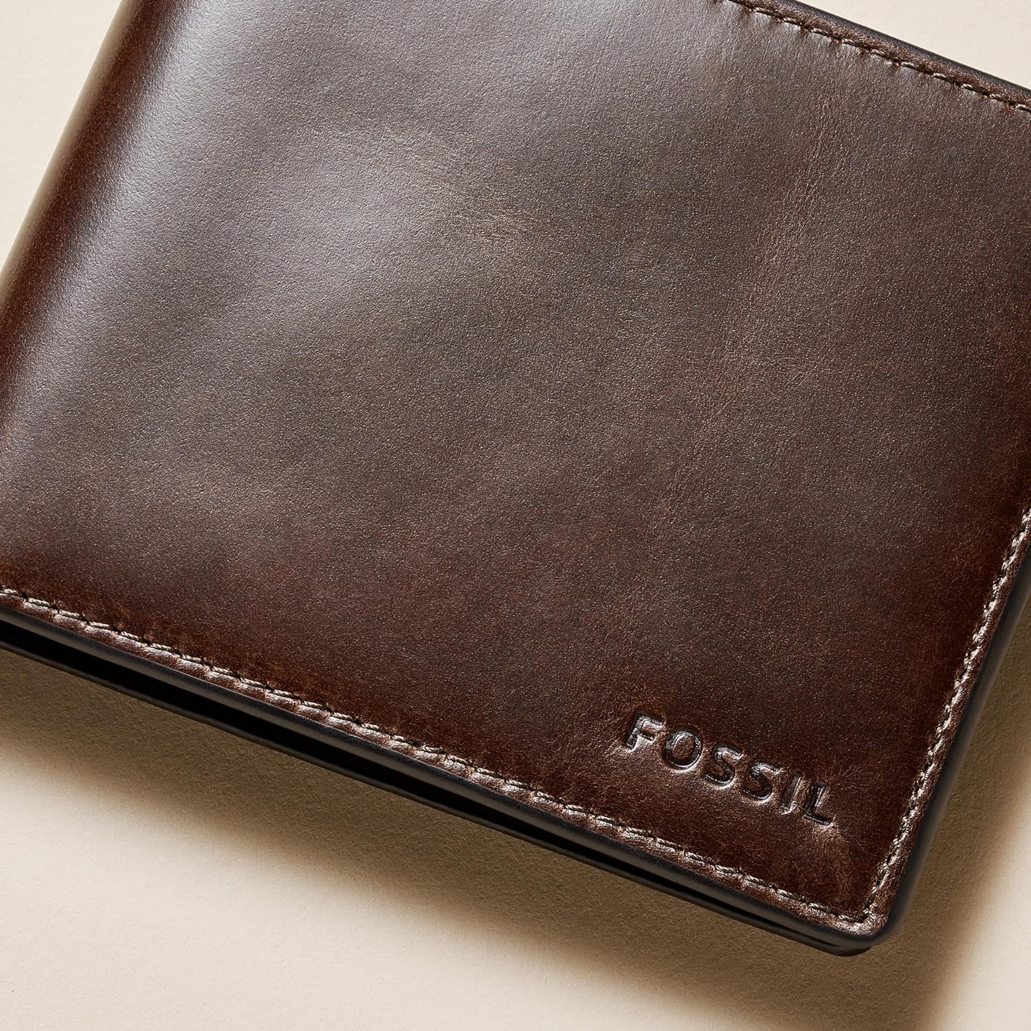 Fossil Portafoglio Flip Top da Uomo RFID Accessori da Viaggio Portafoglio Pieghevole Portafoglio da Uomo Naty Shop