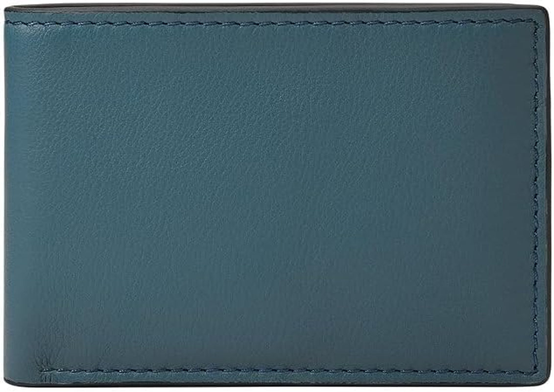 Fossil Steven Casual, 11,43 cm L x 1,27 cm L x 7,62 cm A Portafoglio da uomo Naty Shop Blu