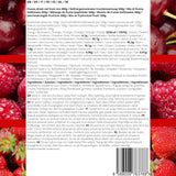 Mix di frutta rossa di frutta liofilizzata | XL 300g Mix di frutta secca fragole liofilizzate lamponi amarene | Frutta liofilizzata Fragola Lampone Amarena | ZingyZoo Prodotti disidratati Naty Shop