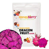 Frutto del drago liofilizzato 50g - Frutto del drago liofilizzato - Frutta secca liofilizzata - Frutto del drago essiccato a fette per cottura al forno, decorazione, snack, muesli, dessert Prodotti disidratati Il mio negozio 50G