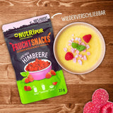 Frutta liofilizzata: 100g di lamponi liofilizzati per frullati, muesli, guarnizioni per porridge - frutti di bosco liofilizzati senza zuccheri aggiunti - frutti di bosco liofilizzati - frutta di NutriPur Prodotti disidratati Naty Shop