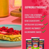 Frutta liofilizzata: 100g di lamponi liofilizzati per frullati, muesli, guarnizioni per porridge - frutti di bosco liofilizzati senza zuccheri aggiunti - frutti di bosco liofilizzati - frutta di NutriPur Prodotti disidratati Naty Shop