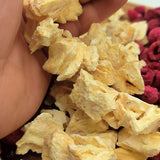 Frutta liofilizzata | Ananas Puro al 100% Frutta liofilizzata Ananas liofilizzato | Frutta liofilizzata senza zuccheri aggiunti | Ananas liofilizzato croccante - aromatico - delizioso ZingyZoo Prodotti disidratati Naty Shop
