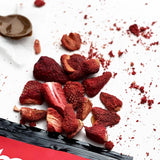 Frutta liofilizzata BAM, 40 grammi, frutta al naturale, dolci perfetti, gusto ricco (fragola) Prodotti disidratati Naty Shop