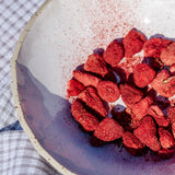 Frutta liofilizzata BAM, 40 grammi, frutta al naturale, dolci perfetti, gusto ricco (fragola) Prodotti disidratati Naty Shop