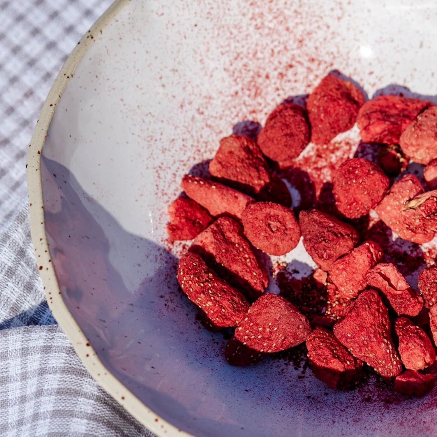 Frutta liofilizzata BAM, 40 grammi, frutta al naturale, dolci perfetti, gusto ricco (fragola) Prodotti disidratati Naty Shop