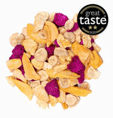 Frutta liofilizzata BRIX | Miscela secca naturale di frutti tropicali 80 g | Premio Gran Gusto per la Frutta Secca | Non OGM, senza glutine, vegani, le vitamine sono conservate nei prodotti disidratati Naty Shop