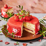 FunCakes Fondente Laminato Rosso Fuoco: Facile da Usare, Liscio, Flessibile, Morbido e Piegabile, Perfetto per Decorare Torte, Halal, Kosher e Senza Glutine, 1kg (1 Confezione) di Pasta di Zucchero Naty Shop
