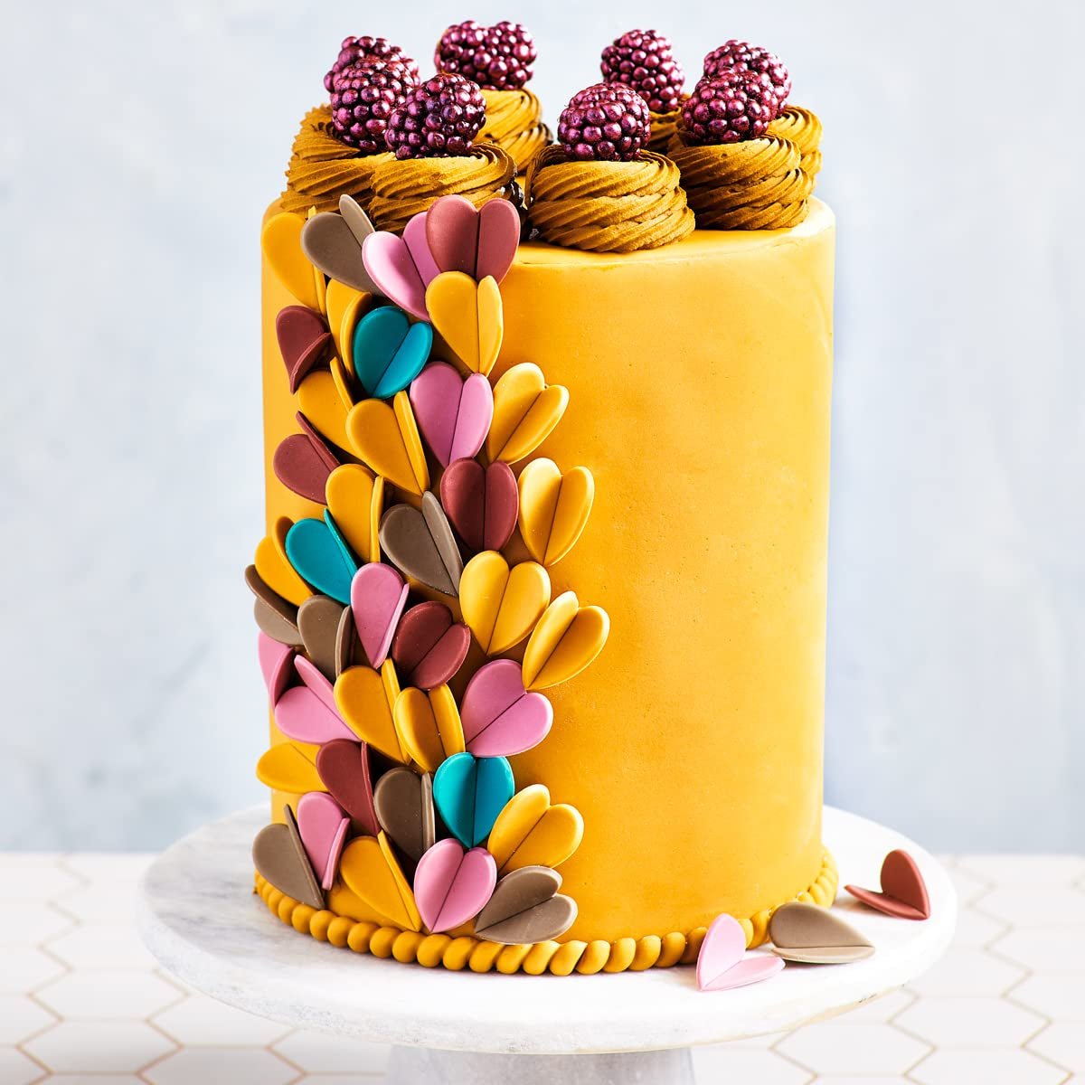 FunCakes Fondente Arrotolato Verde Acqua Blu Facile da Usare Liscio Flessibile Morbido e Piegabile Perfetto per Decorare Torte Halal Kosher Senza Glutine Confezione da 250 g Naty Shop Pasta di Zucchero
