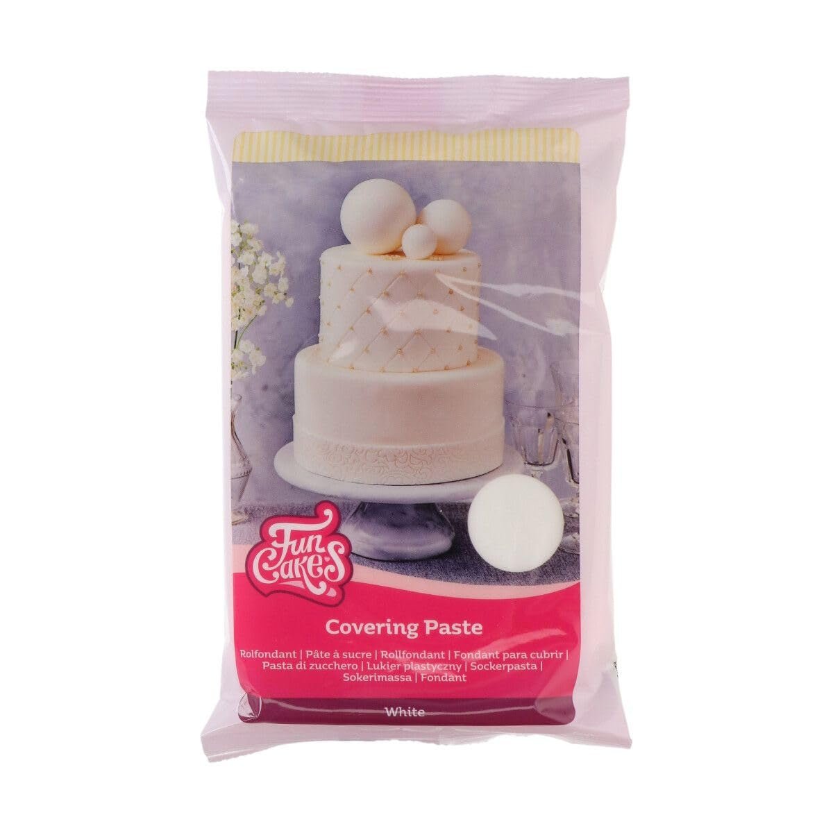FunCakes Pasta per glassa 500g Pasta di zucchero bianca Naty Shop Titolo predefinito