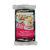 FunCakes Raven Fondant Nero Arrotolato: Facile da Usare, Liscio, Flessibile, Morbido e Flessibile, Perfetto per Decorare Torte, Halal, Kosher e Senza Glutine, 250g Naty Shop Pasta di Zucchero Titolo predefinito