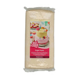 FunCakes Roll Fondant Elegant Avorio: Facile da usare, liscio, flessibile, morbido e plasmabile, perfetto per decorare torte halal, kosher e senza glutine. 1 kg Naty Shop Titolo predefinito pasta di zucchero