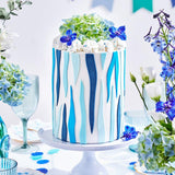 FunCakes Fondante Laminato Blu Mare: Facile da Usare, Liscio, Flessibile, Morbido e Piegabile, Perfetto per Decorare Torte, Halal, Kosher e Senza Glutine, 250g di Pasta di Zucchero Naty Shop