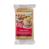 Fondant arrotolato color oro scintillante FunCakes: facile da usare, liscio, flessibile, morbido e modellabile, perfetto per decorare torte, halal, kosher e senza glutine. Pasta di zucchero da 250 g Naty Shop Default Title