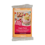 FunCakes Fondante Laminato Arancia Tropicale: Facile da Usare, Liscio, Flessibile, Morbido e Piegabile, Perfetto per Decorare Torte, Halal, Kosher e Senza Glutine, 250g Naty Shop Titolo predefinito Pasta di Zucchero