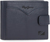 Giacca Pepe Jeans Portafoglio con chiusura a clic orizzontale Portafoglio da uomo taglia unica Naty Shop Blu