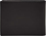 Fossil Derrick Porta passaporto bifold da uomo in pelle con blocco RFID e porta carte staccabile Portafoglio da uomo Naty Shop