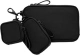 Borsa da viaggio Fossil Tech Trio da uomo 17,78 cm L x 3,175 cm L x 12,065 cm A Portafoglio da uomo Naty Shop Nero
