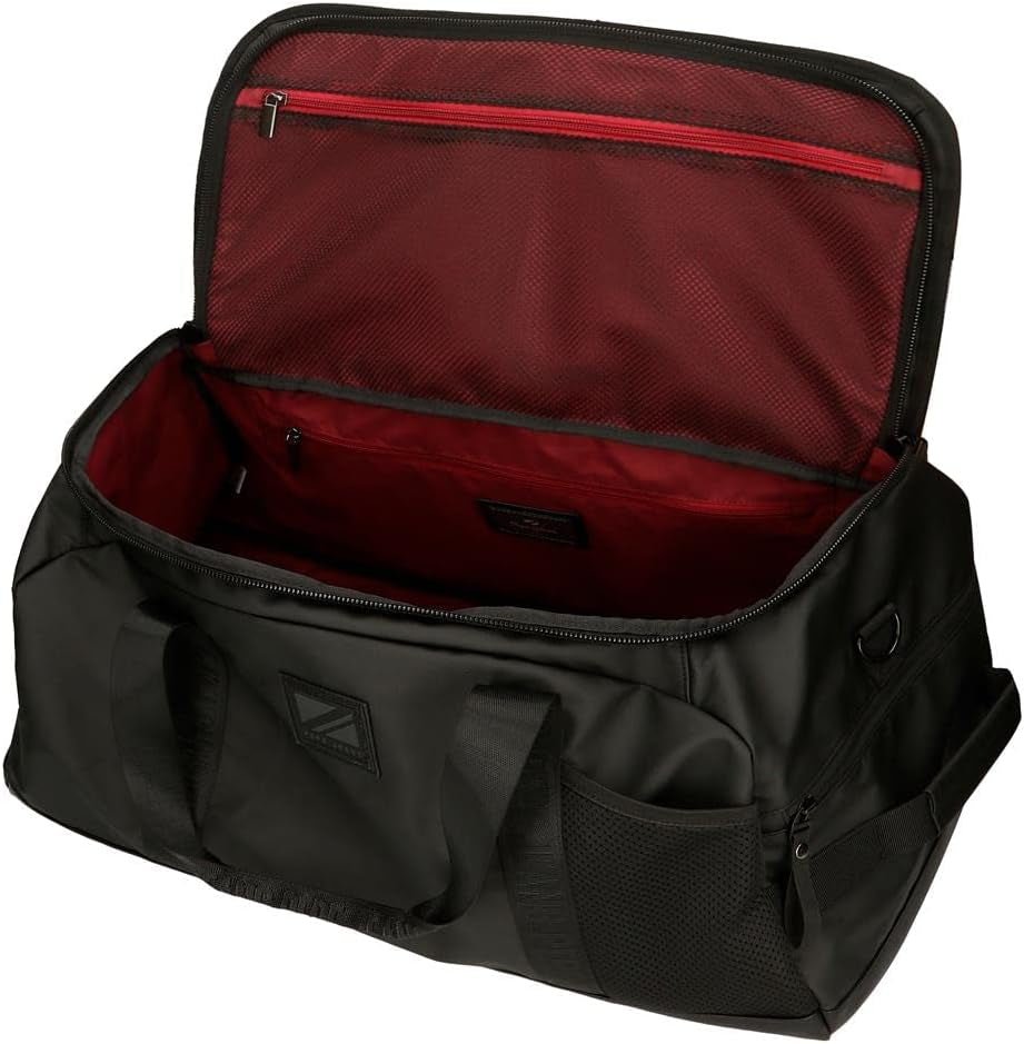 Borsa da viaggio Pepe Jeans Hoxton, nera, 56 x 32 x 25,5 cm, poliestere e PU, multicolore (multicolore), unica, borsa da viaggio Bagagli e attrezzatura da viaggio Naty Shop