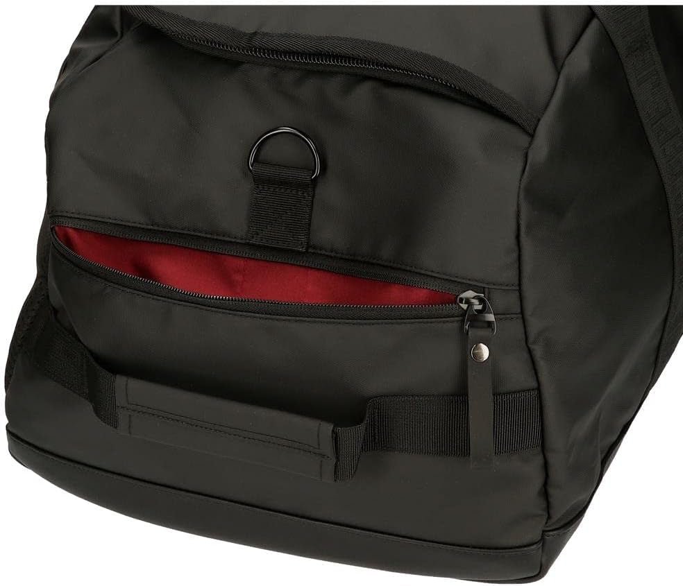 Borsa da viaggio Pepe Jeans Hoxton, nera, 56 x 32 x 25,5 cm, poliestere e PU, multicolore (multicolore), unica, borsa da viaggio Bagagli e attrezzatura da viaggio Naty Shop