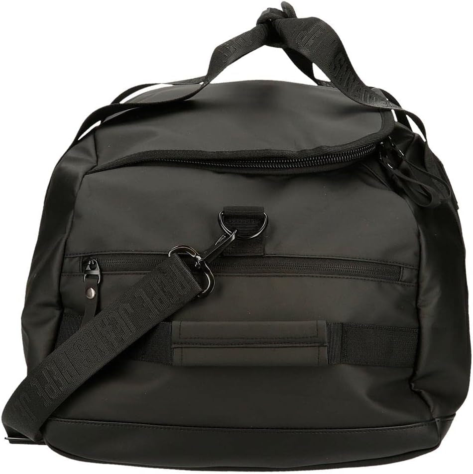 Borsa da viaggio Pepe Jeans Hoxton, nera, 56 x 32 x 25,5 cm, poliestere e PU, multicolore (multicolore), unica, borsa da viaggio Bagagli e attrezzatura da viaggio Naty Shop