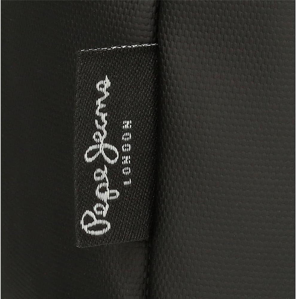 Borsa da viaggio Pepe Jeans Hoxton, nera, 56 x 32 x 25,5 cm, poliestere e PU, multicolore (multicolore), unica, borsa da viaggio Bagagli e attrezzatura da viaggio Naty Shop