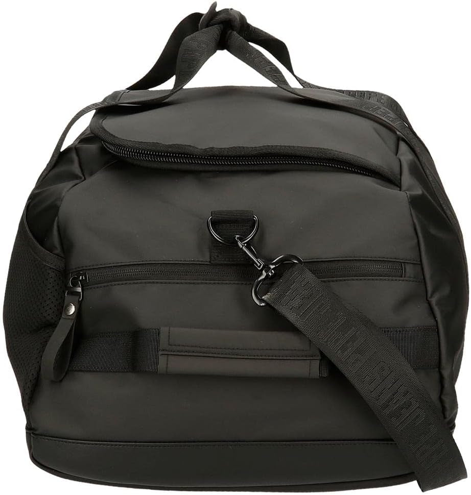 Borsa da viaggio Pepe Jeans Hoxton, nera, 56 x 32 x 25,5 cm, poliestere e PU, multicolore (multicolore), unica, borsa da viaggio Bagagli e attrezzatura da viaggio Naty Shop