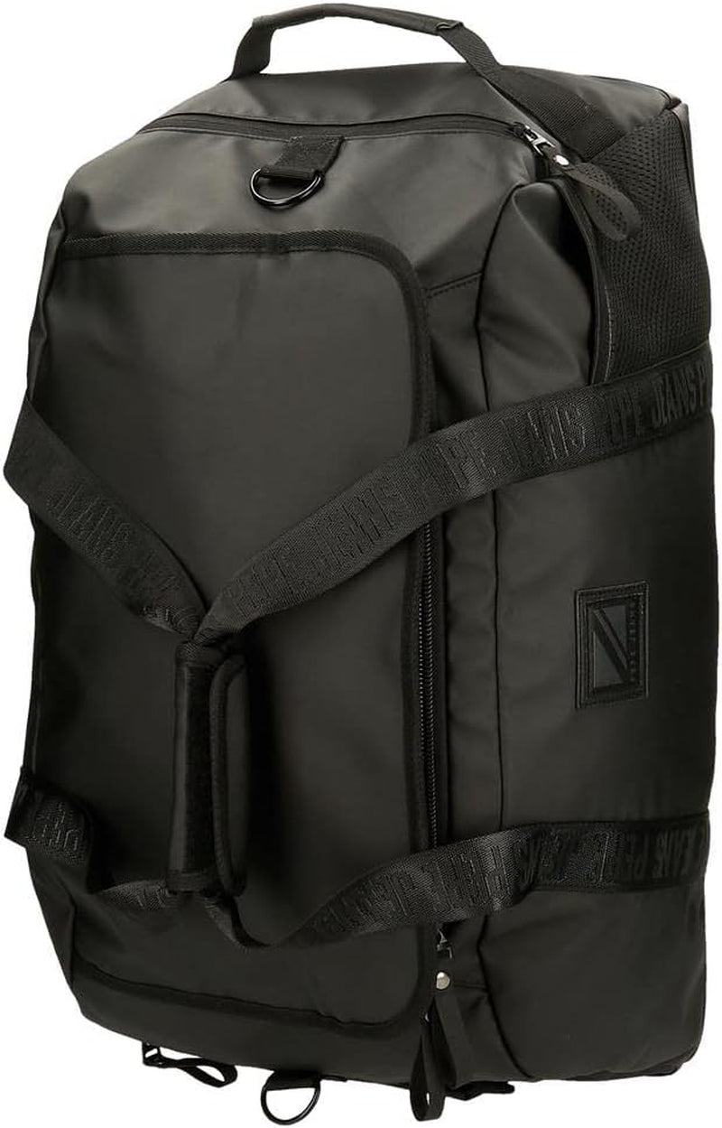 Borsa da viaggio Pepe Jeans Hoxton, nera, 56 x 32 x 25,5 cm, poliestere e PU, multicolore (multicolore), unica, borsa da viaggio Bagagli e attrezzatura da viaggio Naty Shop