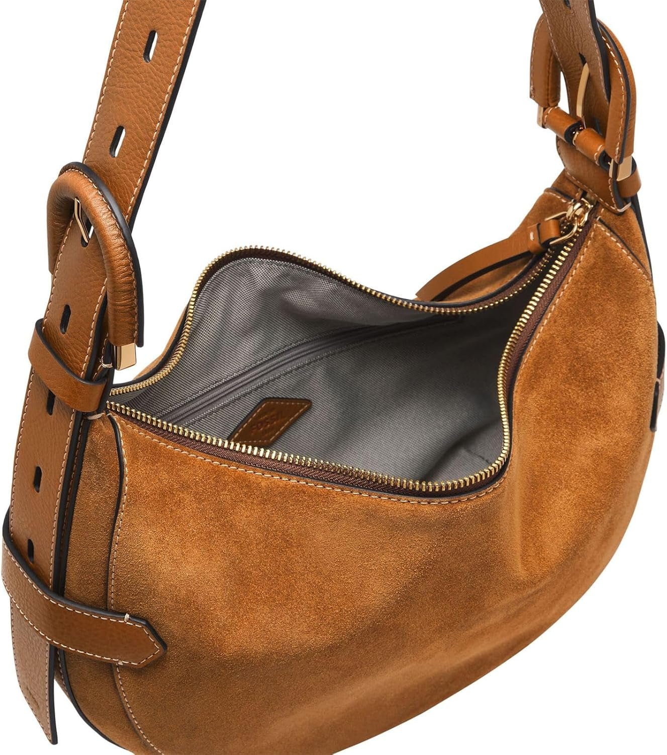 Borsa da donna Fossil Harwell, Hobo italiano in pelle bovina, L: 30,5 cm, L: 8,9 cm, A: 20,3 cm, ZB1919216 Borse da donna Naty Shop
