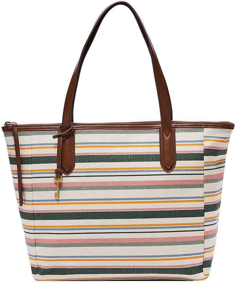 Borsa da donna Fossil Williamson Borse da donna Naty Shop Marrone e strisce