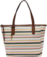 Borsa da donna Fossil Williamson Borse da donna Naty Shop Marrone e strisce