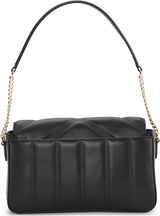 Borsa a tracolla con patta da donna DKNY, borse Naty Shop da donna nere/gialle