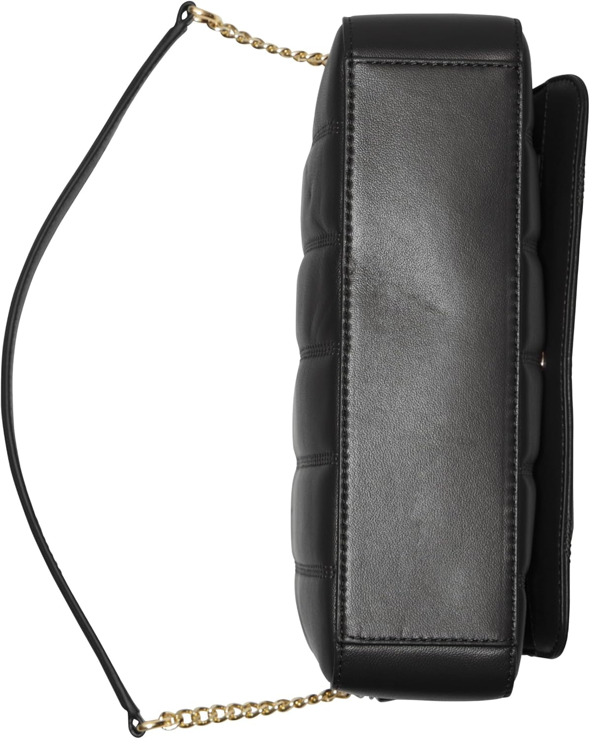 Borsa a tracolla con patta da donna DKNY, borse Naty Shop da donna nere/gialle