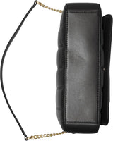Borsa a tracolla con patta da donna DKNY, borse Naty Shop da donna nere/gialle