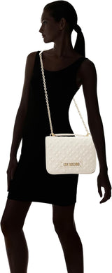 Borsa a tracolla da donna Love Moschino, Bianco Naty Shop Borse da donna