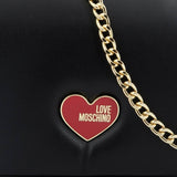 Borsa a tracolla da donna Love Moschino, Nero Naty Acquista borse da donna