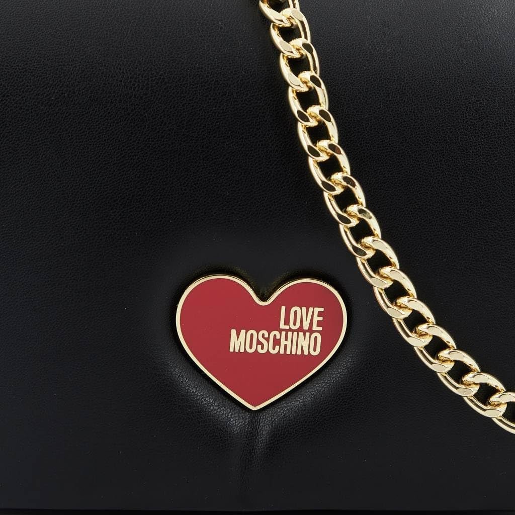 Borsa a tracolla da donna Love Moschino, Nero Naty Acquista borse da donna