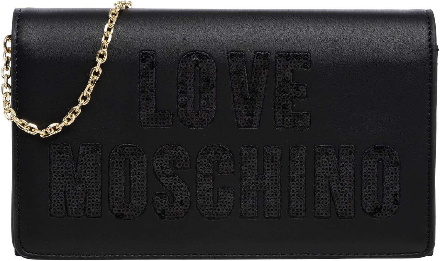 Borsa a tracolla da donna Love Moschino, Borsa a tracolla nera, Borse da donna nere Titolo predefinito del negozio Naty