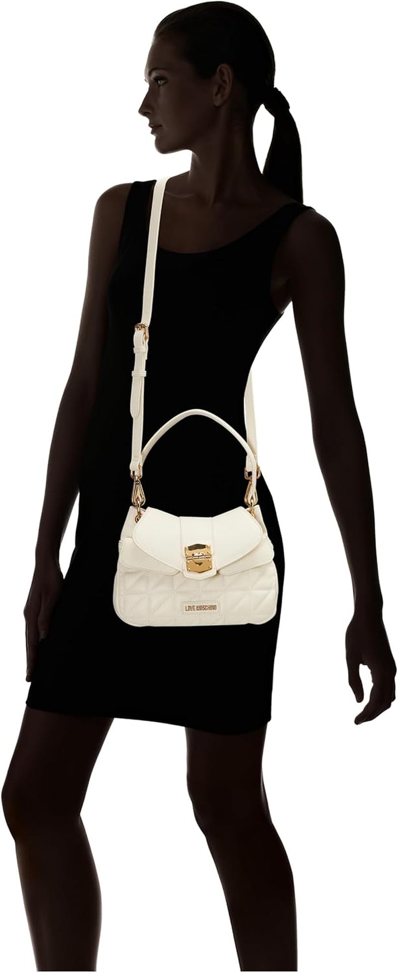 Borsa a spalla donna Love Moschino, burro Naty Shop Borse da donna