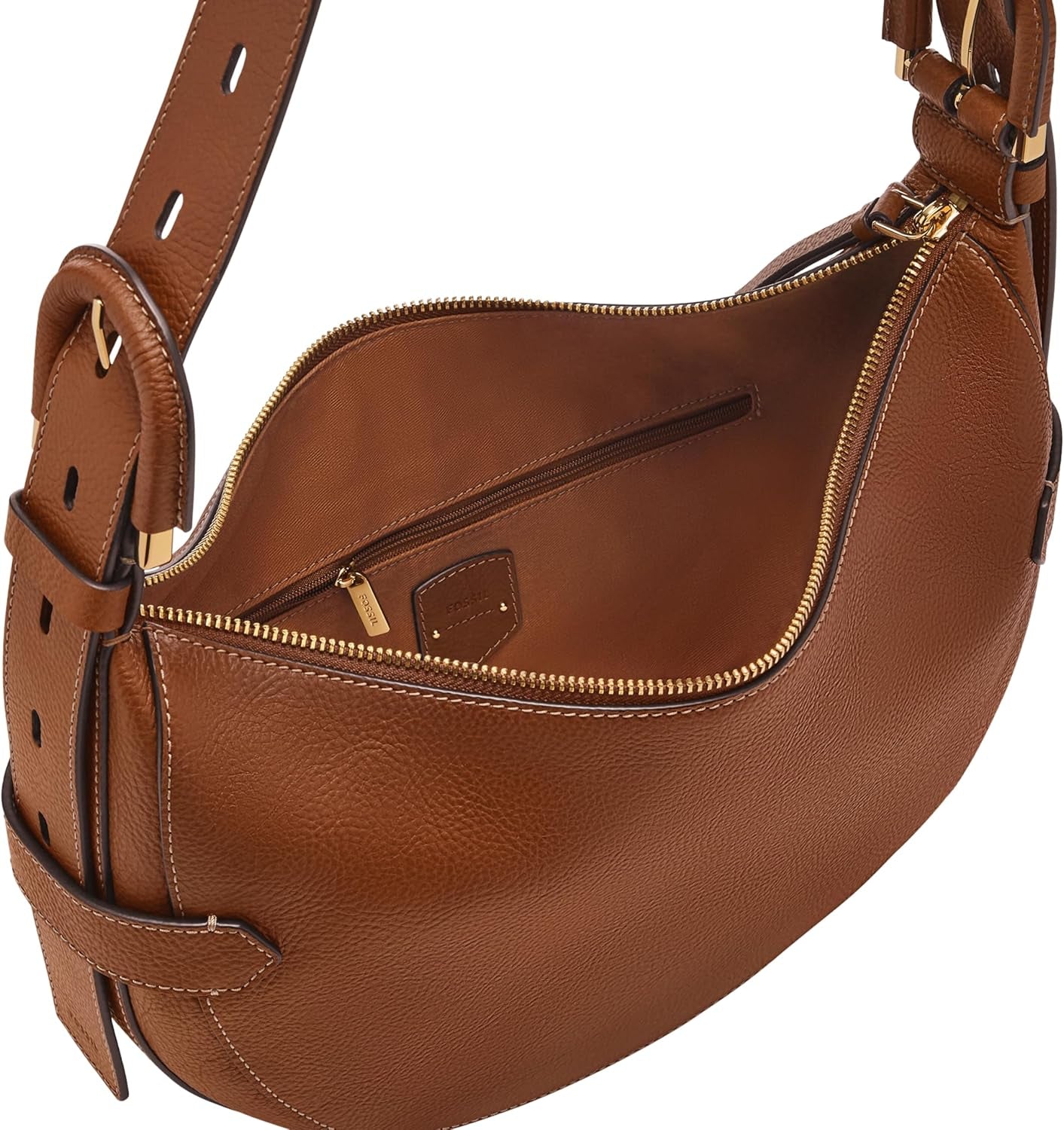 Borsa da donna Fossil - Hobo Harwell in ecopelle, ZB1847200 - 30,5 cm L x 8,9 cm L x 20,3 cm A Borse da donna Naty Shop