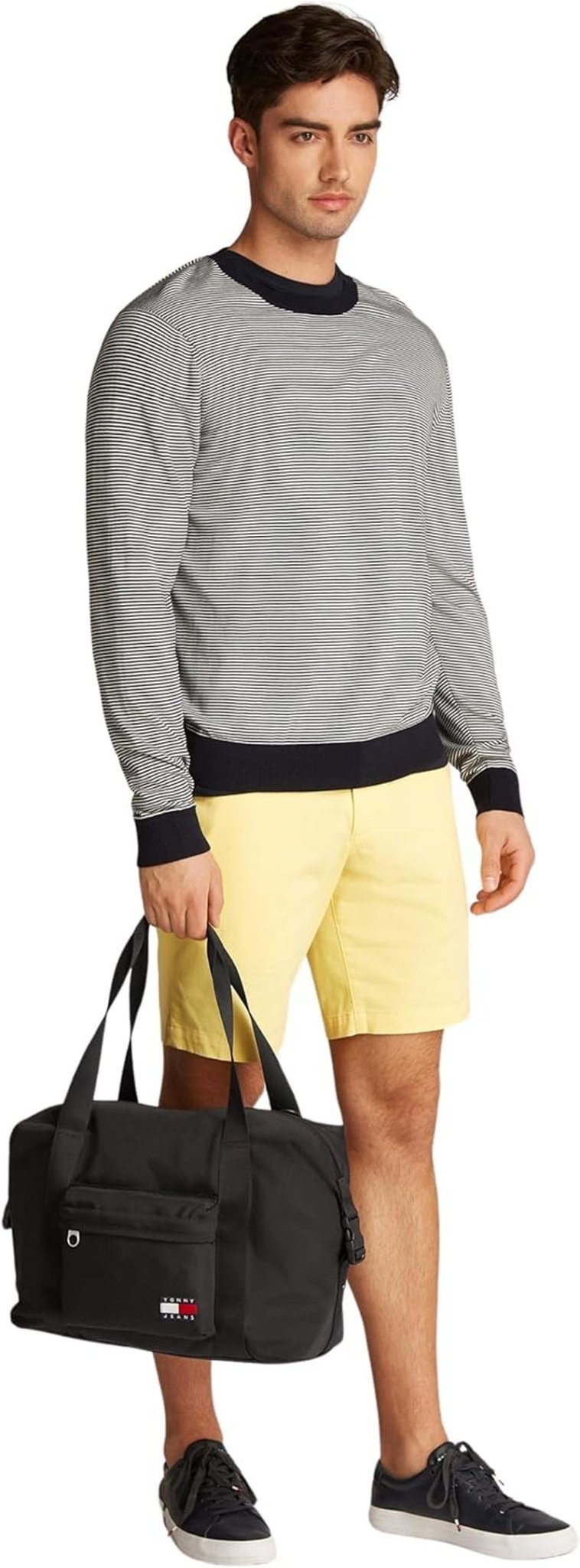 Borsone da uomo Tommy Jeans Daily Weekender, Nero, Taglia unica Valigie e attrezzatura da viaggio Naty Shop