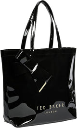 Ted Baker Nicon Vinyl Bow Bag da donna Borse da donna Naty Shop Nero