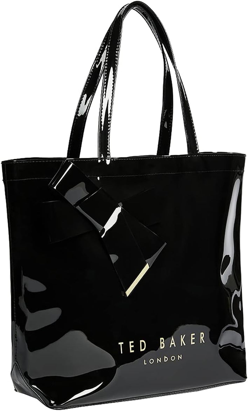 Ted Baker Nicon Vinyl Bow Bag da donna Borse da donna Naty Shop Nero