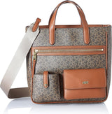 DKNY Borsa tote Zyon Messenger da donna, Moka/Caramello, Taglia unica Borse Donna Naty Shop Titolo predefinito