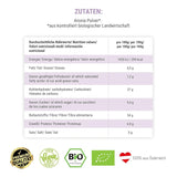 GREEN PANDA® polvere di aronia biologica dall'Austria | Aronia essiccata finemente macinata | Aronia biologica senza additivi | alternativa regionale alla polvere di acai e alle bacche di goji | 500g di prodotti disidratati Naty Shop