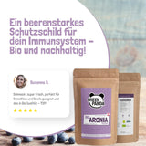 GREEN PANDA® polvere di aronia biologica dall'Austria | Aronia essiccata finemente macinata | Aronia biologica senza additivi | alternativa regionale alla polvere di acai e alle bacche di goji | 500g di prodotti disidratati Naty Shop
